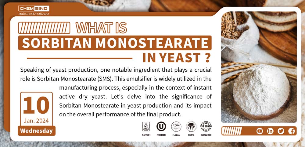 What Is Sorbitan Monostearate in Yeast